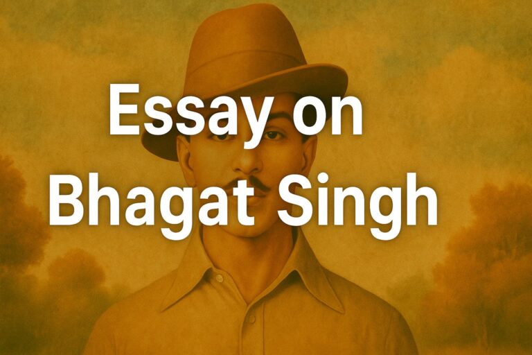 Essay on Bhagat Singh The Revolutionary Icon of Indian Independence
