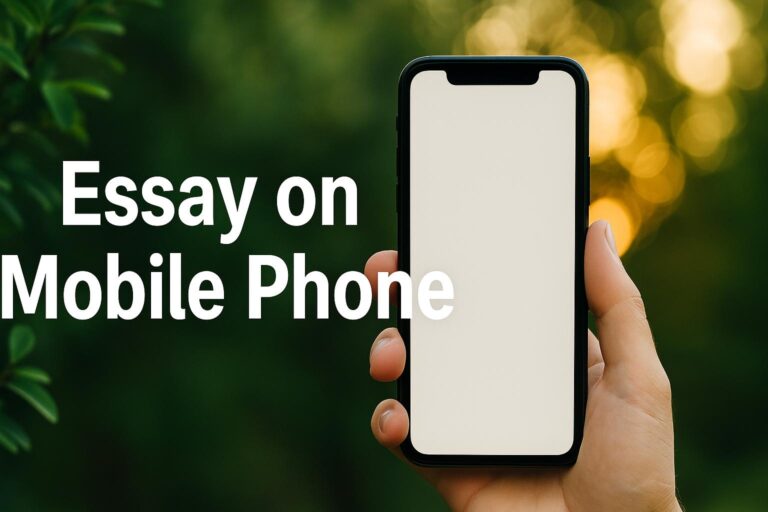Essay on mobile phone - A transformative technology - Its journey, impact, and future