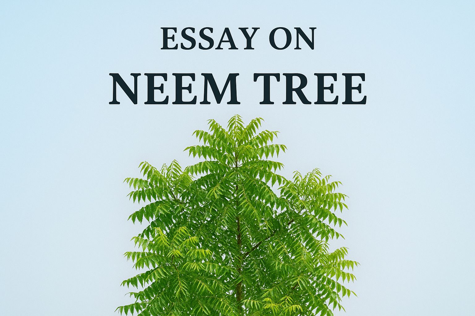short essay on neem tree in english - A nature gift for human